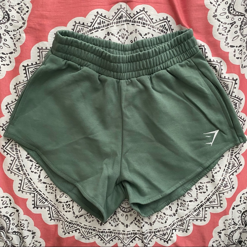 Gymshark Training Sweat Shorts Green